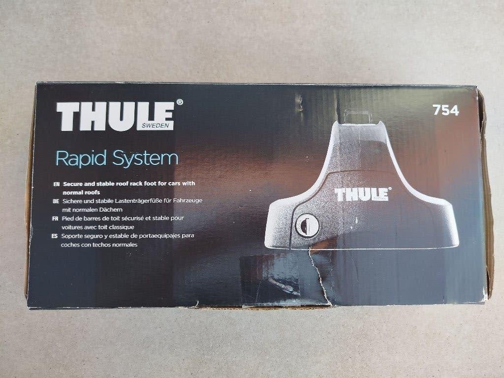 4 pieds de fixation THULE Rapid System 754, Enlèvement, Comme neuf