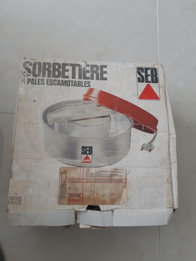 Machine à sorbet vintage fabriquée en France, Electroménager, Enlèvement, Utilisé, Élément de refroidissement