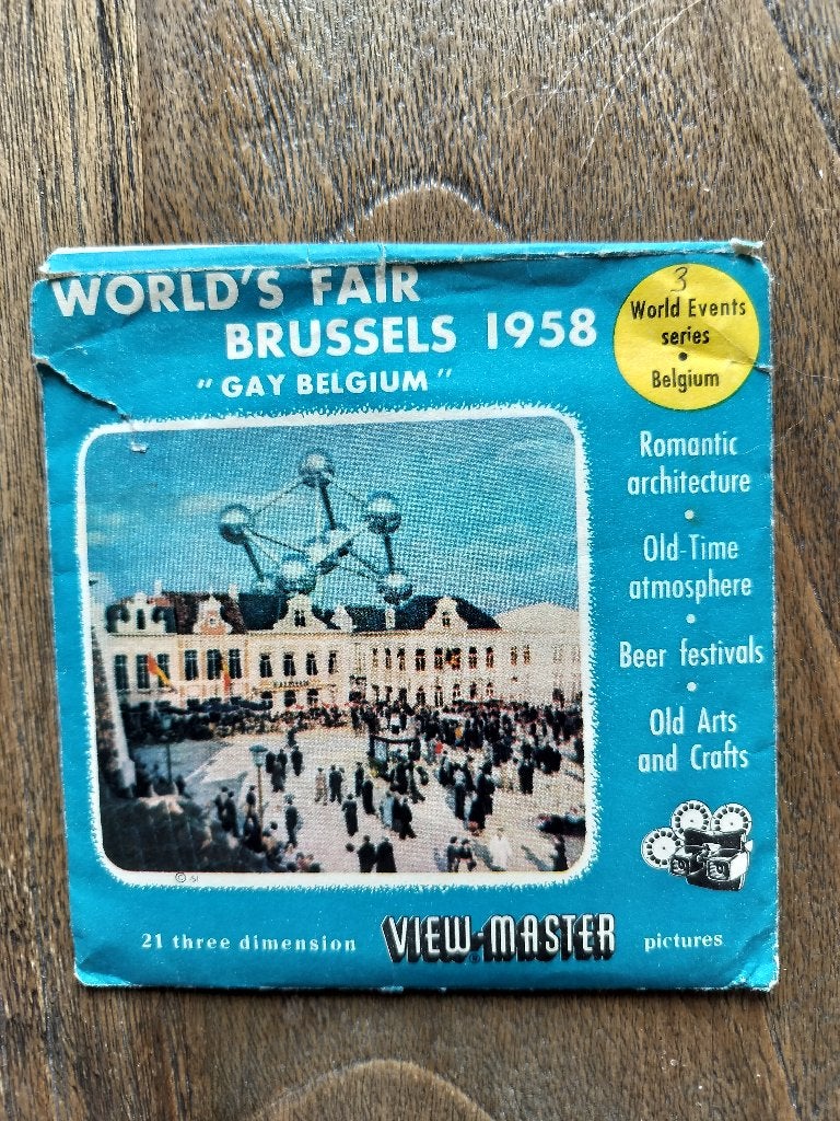 vintage View-Master schijfjes van de Wereldtentoonstelling, Ophalen of Verzenden