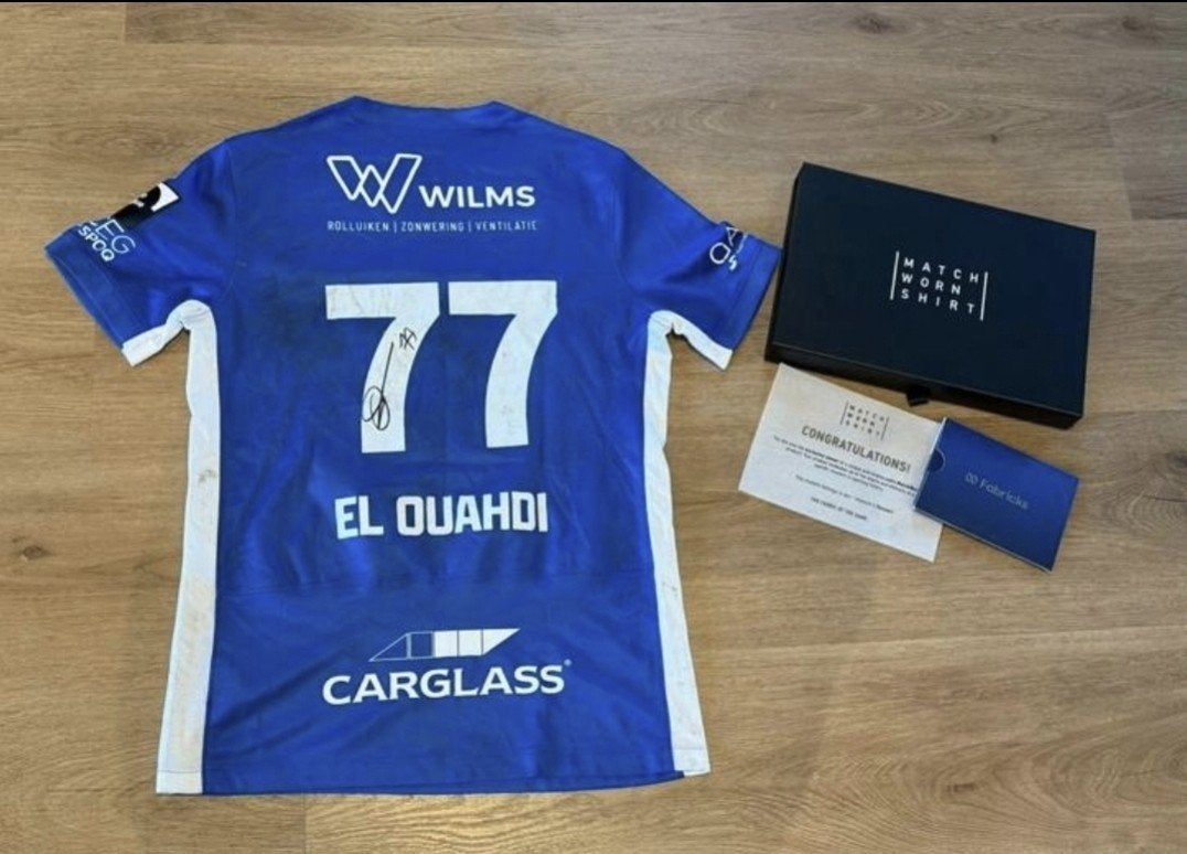 Matchworn shirt Krc Genk!, Enlèvement, Maillot