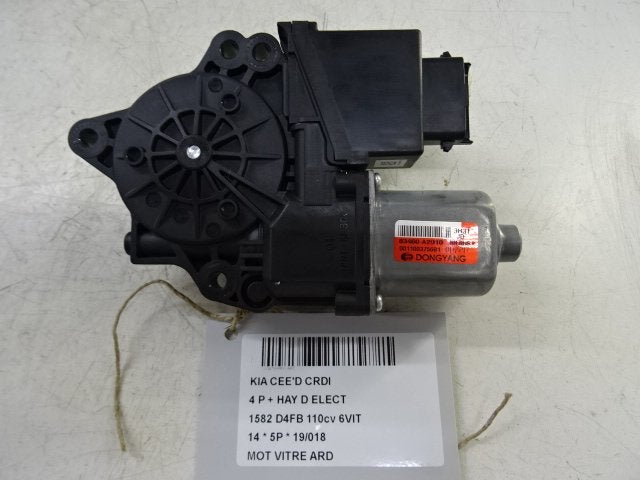 MOTOR RAAMMECHANIEK RECHTS ACHTER Kia Cee'd (JDB5), Gebruikt, Achter, Kia