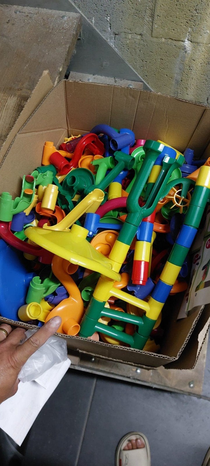 2 knikkerbanen plastic, Kinderen en Baby's, Ophalen of Verzenden