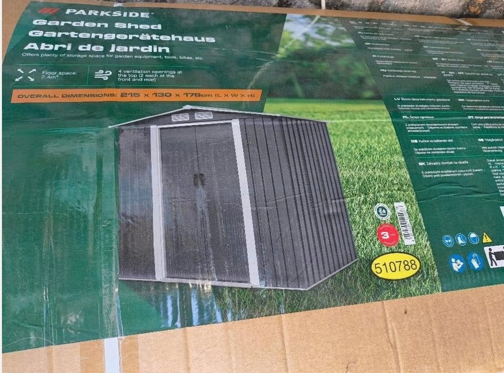 tuinhuis, Enlèvement, Neuf, Métal, Stockage de conteneurs