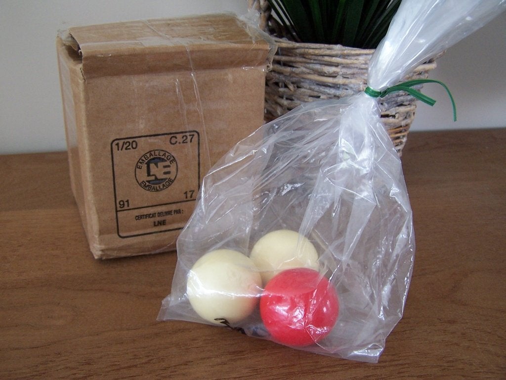 Boules de caramel New Aramith - 38 mm - lot de 3, Enlèvement ou Envoi, Neuf, Queue ou Boules