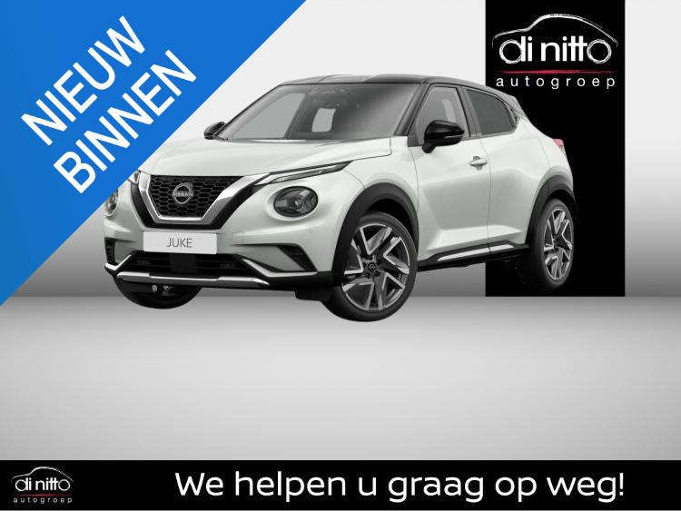 Nissan Juke 1.0 DIG-T 114 DCT N-Design, Auto's, Stof, Wit, 5 zetels, 1000 cc