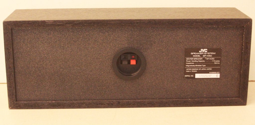 JVC Center Speaker / Model SP-X50 / 110 Watt / 8 Ohm / 3-Way, TV, Hi-fi & Vidéo, Haut-parleur central, Enlèvement ou Envoi, 60 à 120 watts