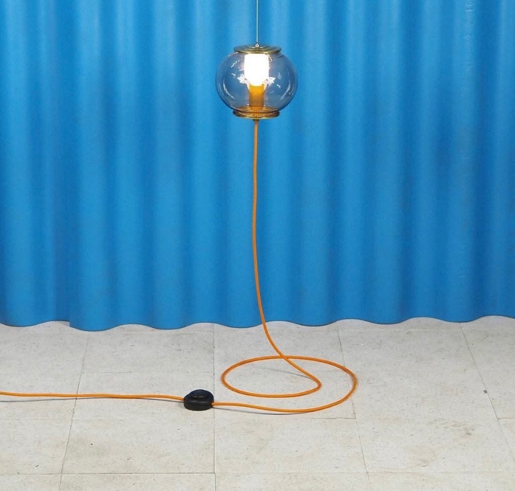 Paire luminaires, Enlèvement, Comme neuf, Verre