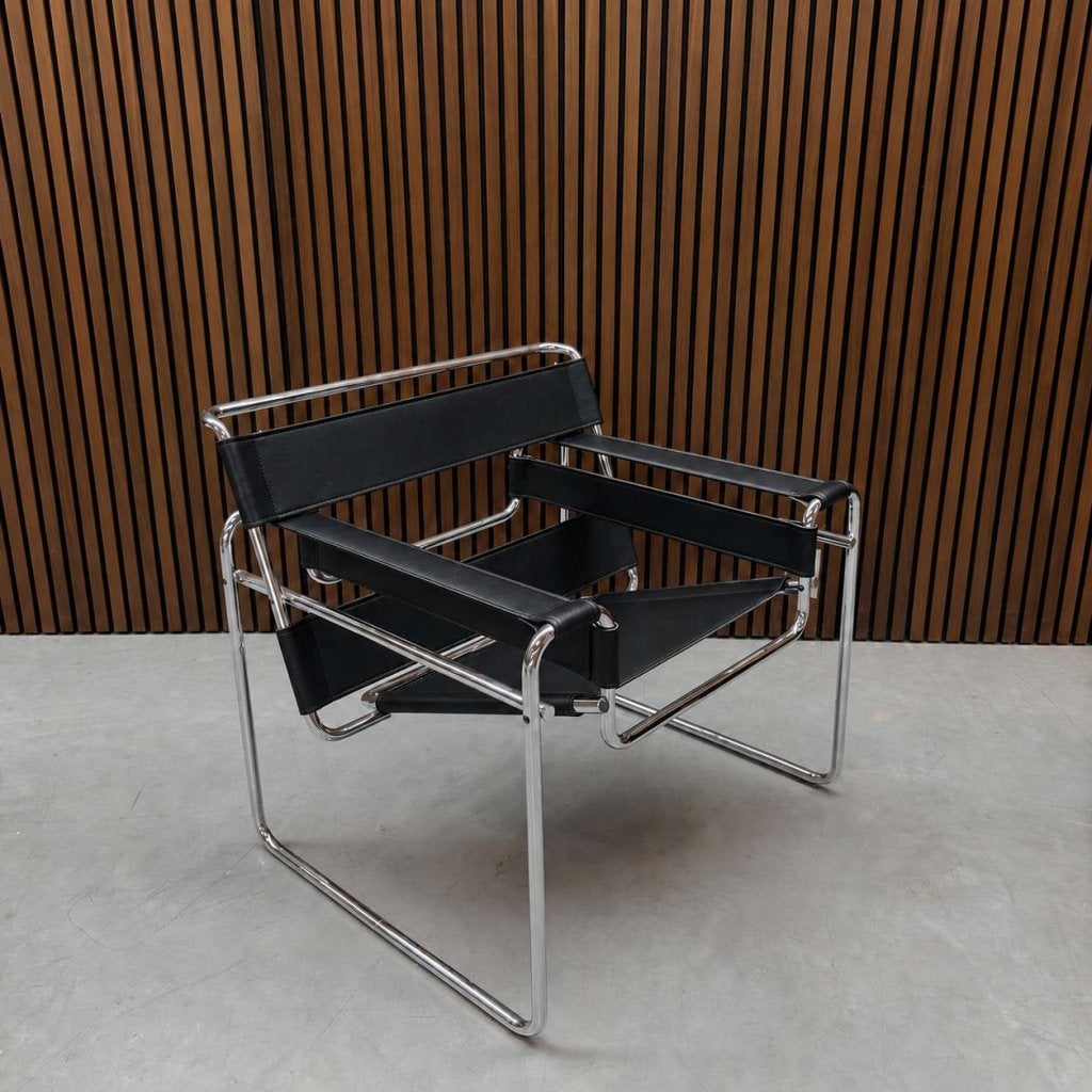 Knoll Wassily Chair | Black Leather
