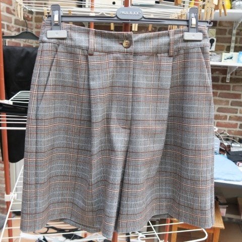 Broekrokje nieuw vierkantjes Tigris Coconut Terre Bleue mt36, Overige kleuren, Terre Bleue, Nieuw, Ophalen of Verzenden
