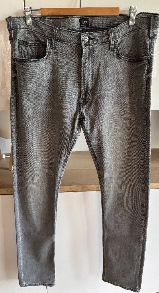 Grijze spijkerbroek 'LEE' (maat: W38/L34 of XL), Gris, Porté, Lee Cooper, W36 - W38 (confection 52/54)