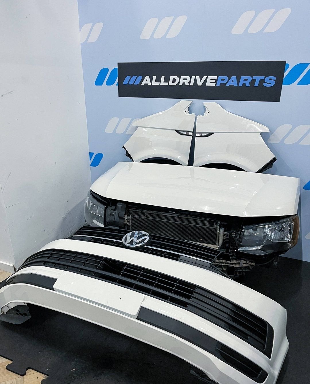 Complete voorkop VW Volkswagen Transporter T6 wit LB9A ACC, Auto-onderdelen, Gebruikt, -, Voor, -