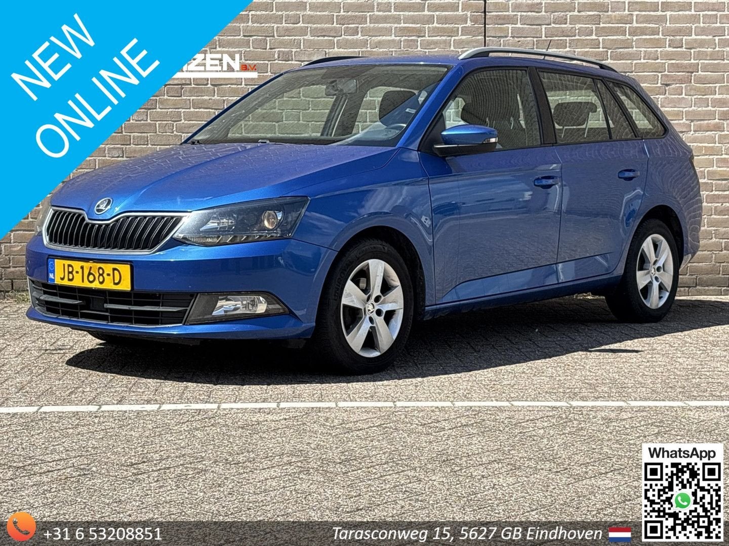 Skoda Fabia Combi 1.4 TDI Ambition Businessline | Airco | Cr, Parkeersensor, Zwart, Blauw, Bedrijf