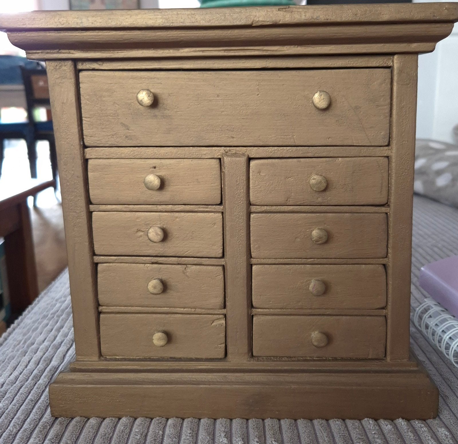 vintage antiek mini ladenkastje, Ophalen of Verzenden