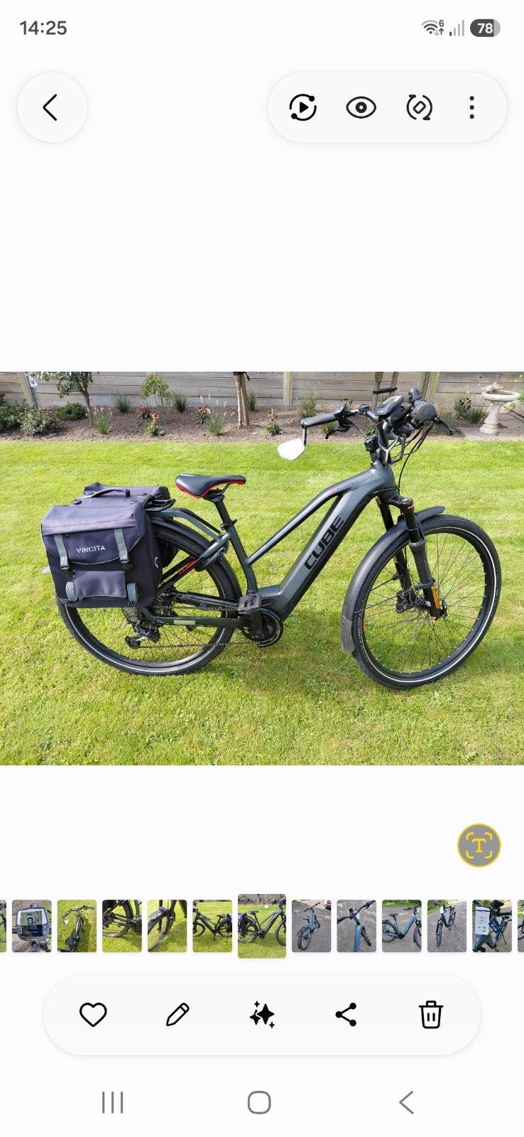 Speed pedelec Cube Katmandu, Fietsen en Brommers, Ophalen, Zo goed als nieuw, Minder dan 47 cm, Cube