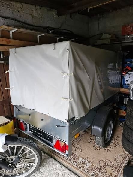 vend 2 remorques bâcher et une remorque moto, Enlèvement, Comme neuf