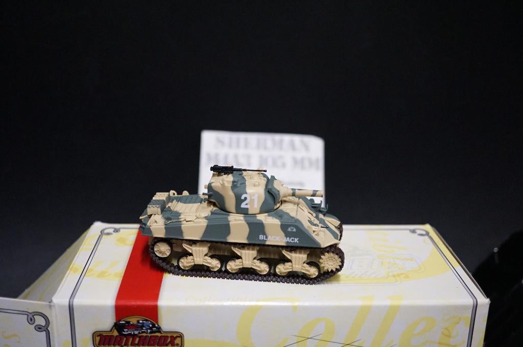 Char Sherman à collectionner Matchbox - TOP, Enlèvement ou Envoi, Comme neuf