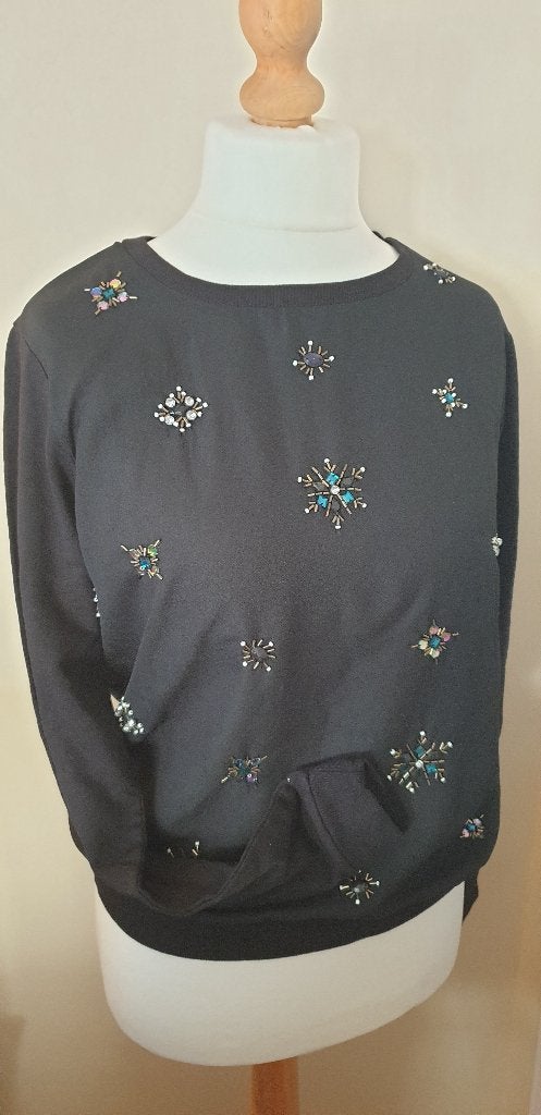NIEUW artikel : Pimkie Sweatshirt - Maat L, Kleding | Dames, Zwart, Maat 42/44 (L), Nieuw, Ophalen of Verzenden