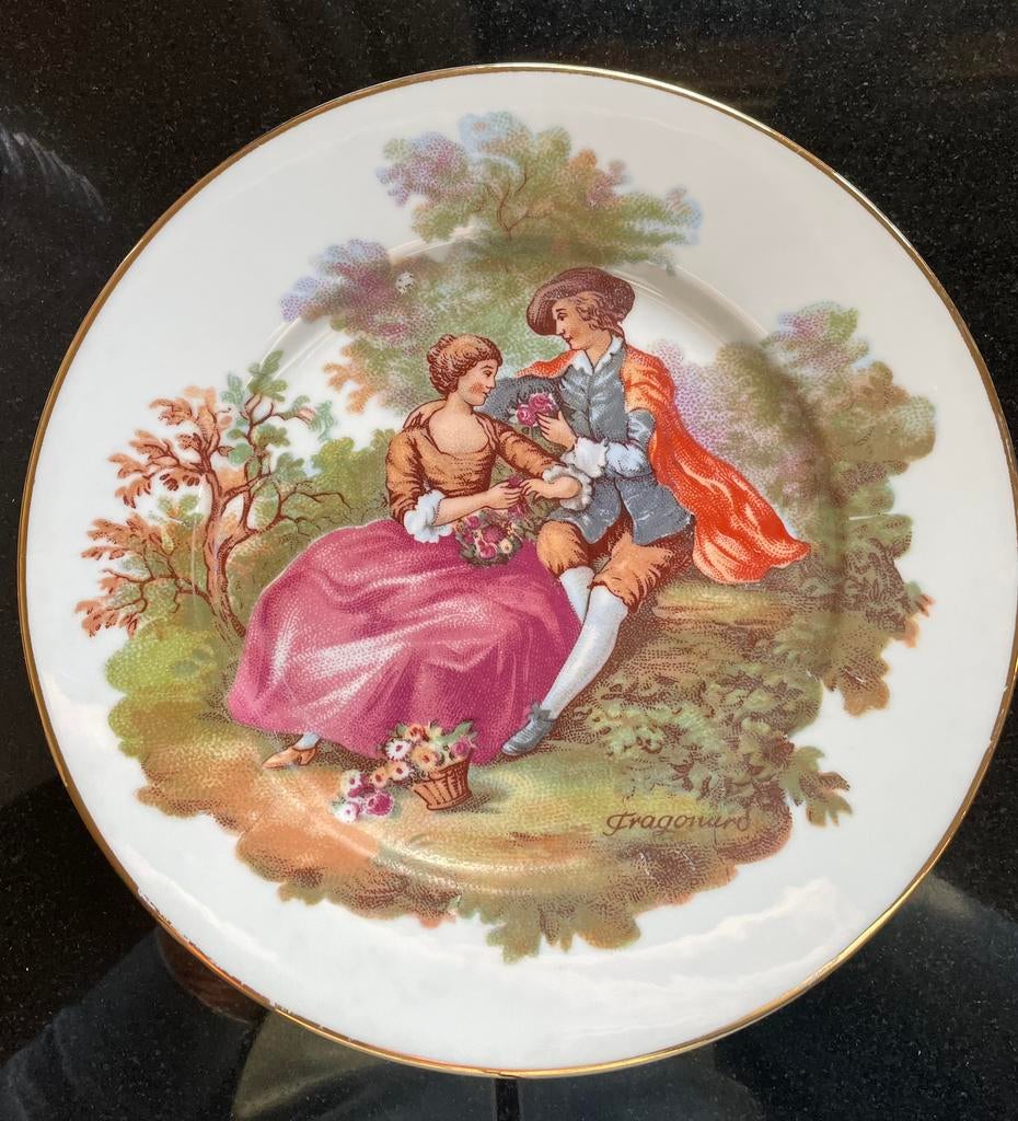 Assiette Limoges au design Fragonard, Enlèvement ou Envoi