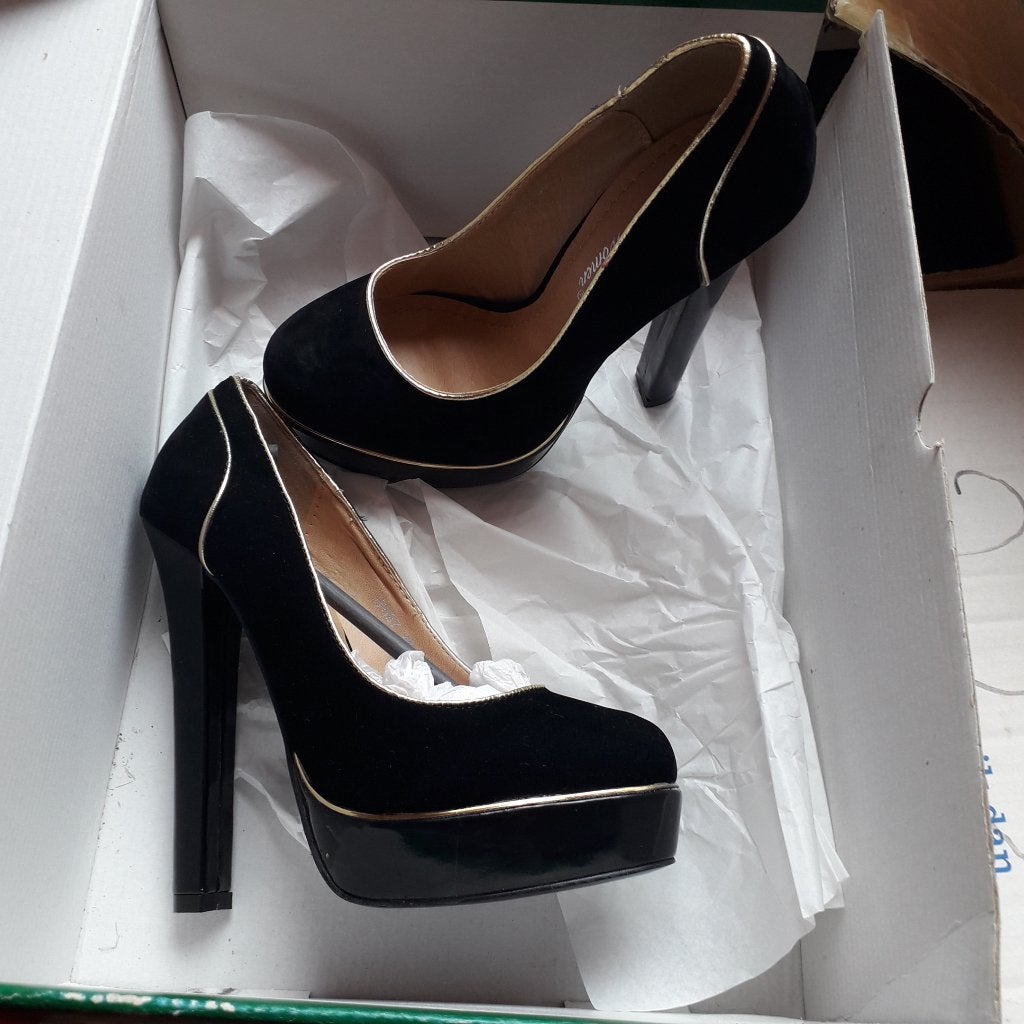 pumps 36, Pumps, Verzenden, Zwart, Nieuw
