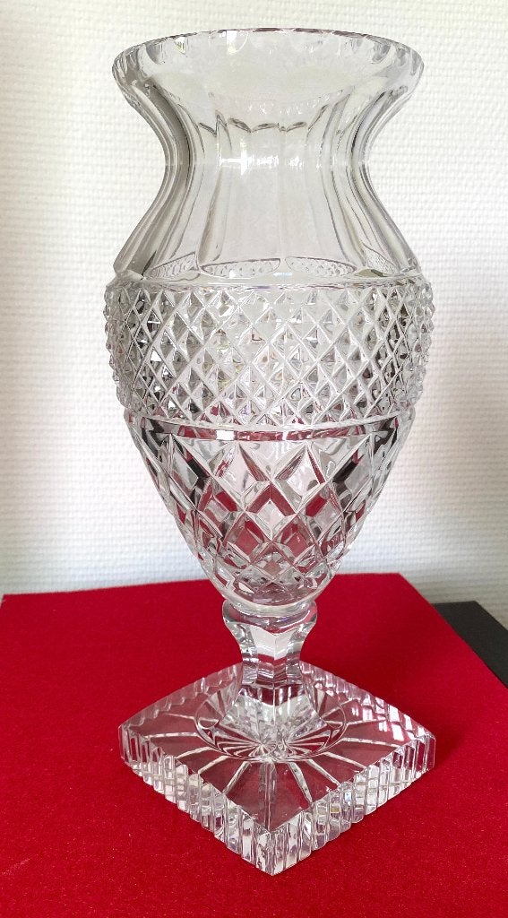 Superbe Vase en Cristal des Années 1925-35, Antiquités & Art, Antiquités | Vases, Enlèvement ou Envoi