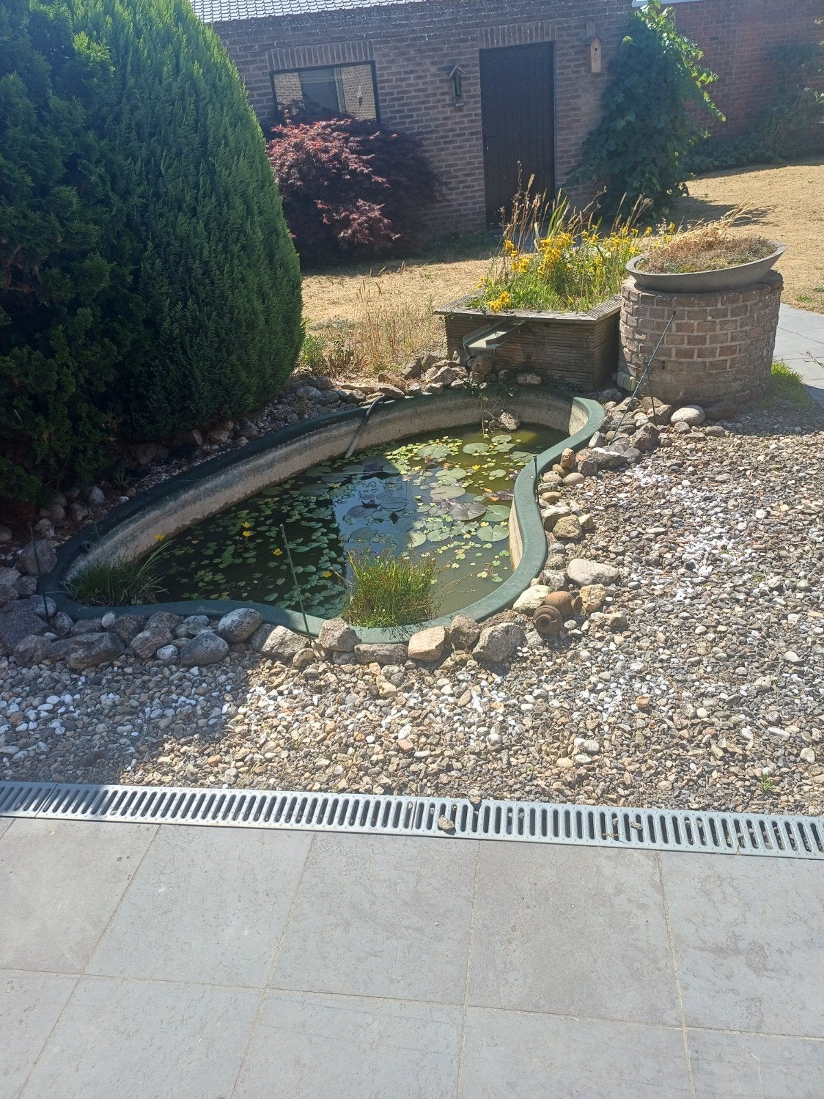 Vijver met pomp 120 euro, Tuin en Terras, Vijvers, Ophalen