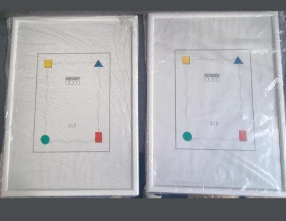 2 Nieuwe fotolijsten DEKNUDT - 74x54 cm, Huis en Inrichting, Woonaccessoires | Lijsten, Ophalen, Kunststof, Met passe-partout