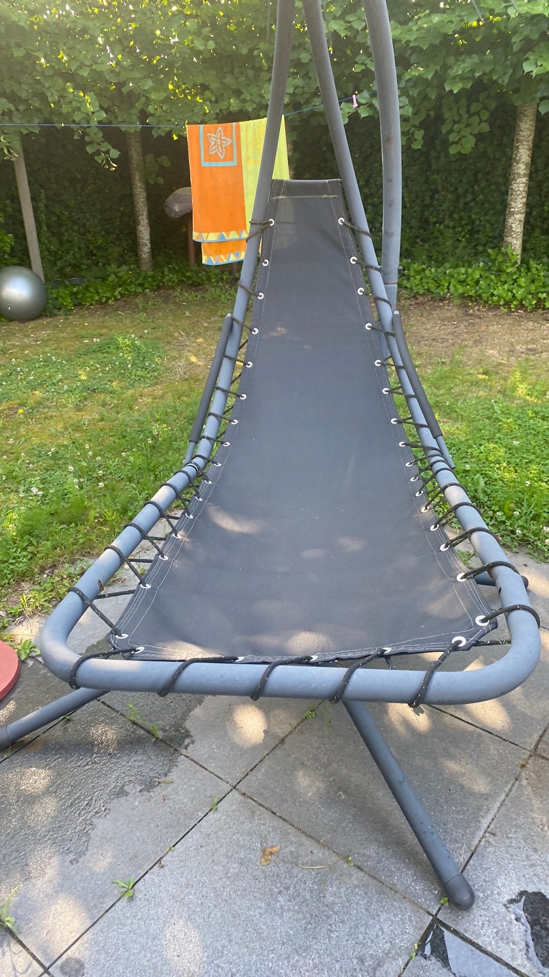 Schommel hang stoel, Tuin en Terras, Ophalen, Gebruikt