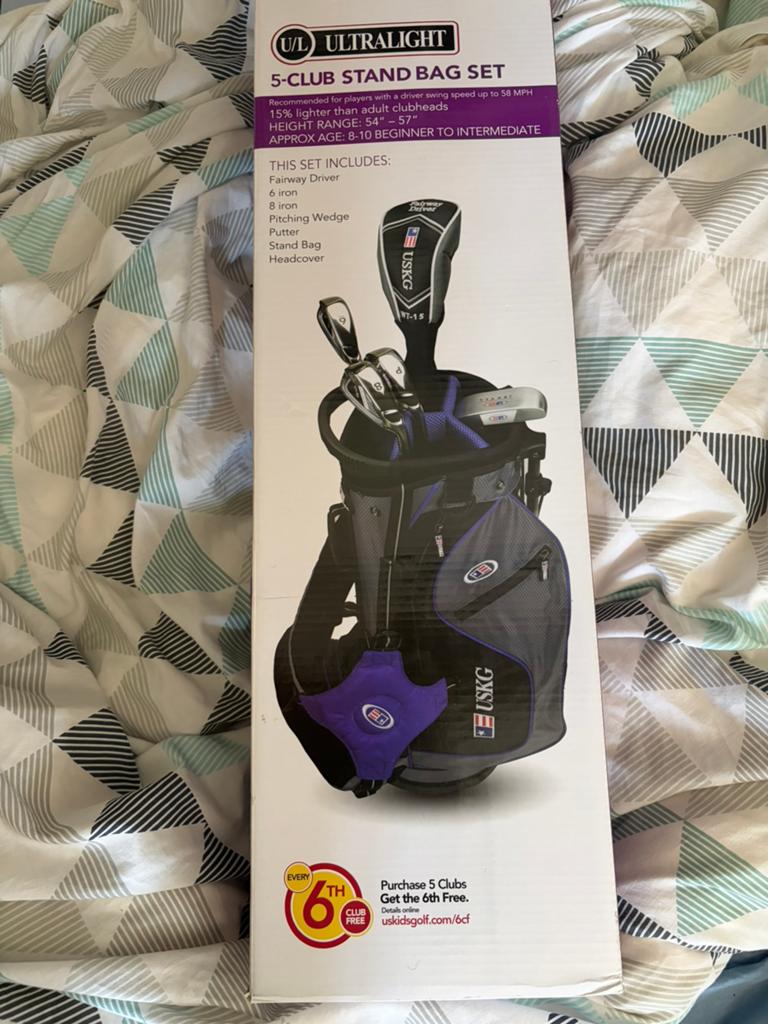 Golf set, Ophalen, Zo goed als nieuw