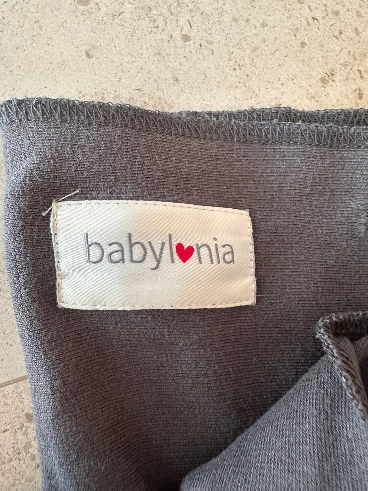 Draagdoek Babylonia donkergrijs, Kinderen en Baby's, Babydragers en Draagdoeken, Ophalen, Zo goed als nieuw, Draagdoek