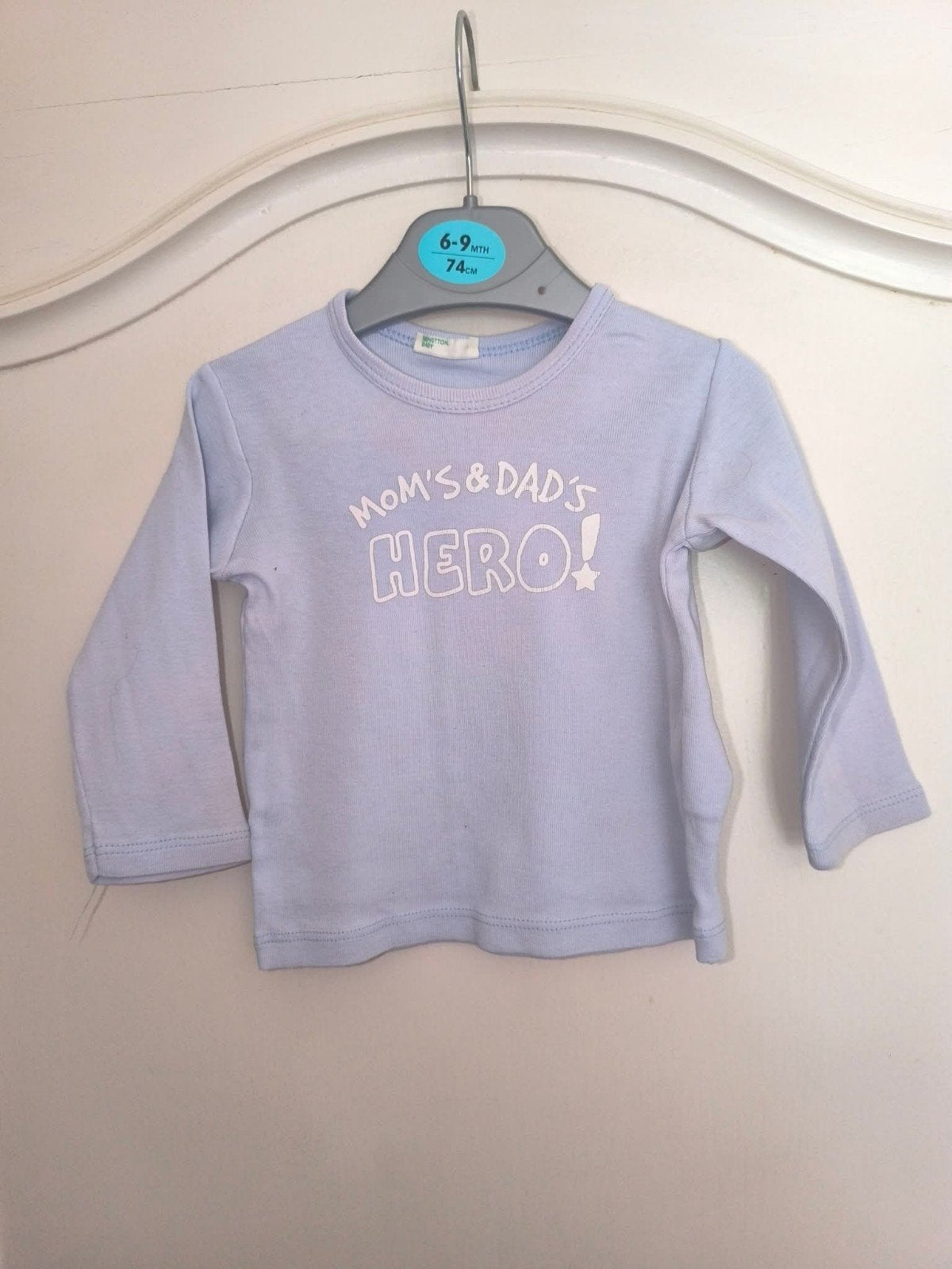 longsleeve Benetton 68, Enfants & Bébés, Enlèvement ou Envoi