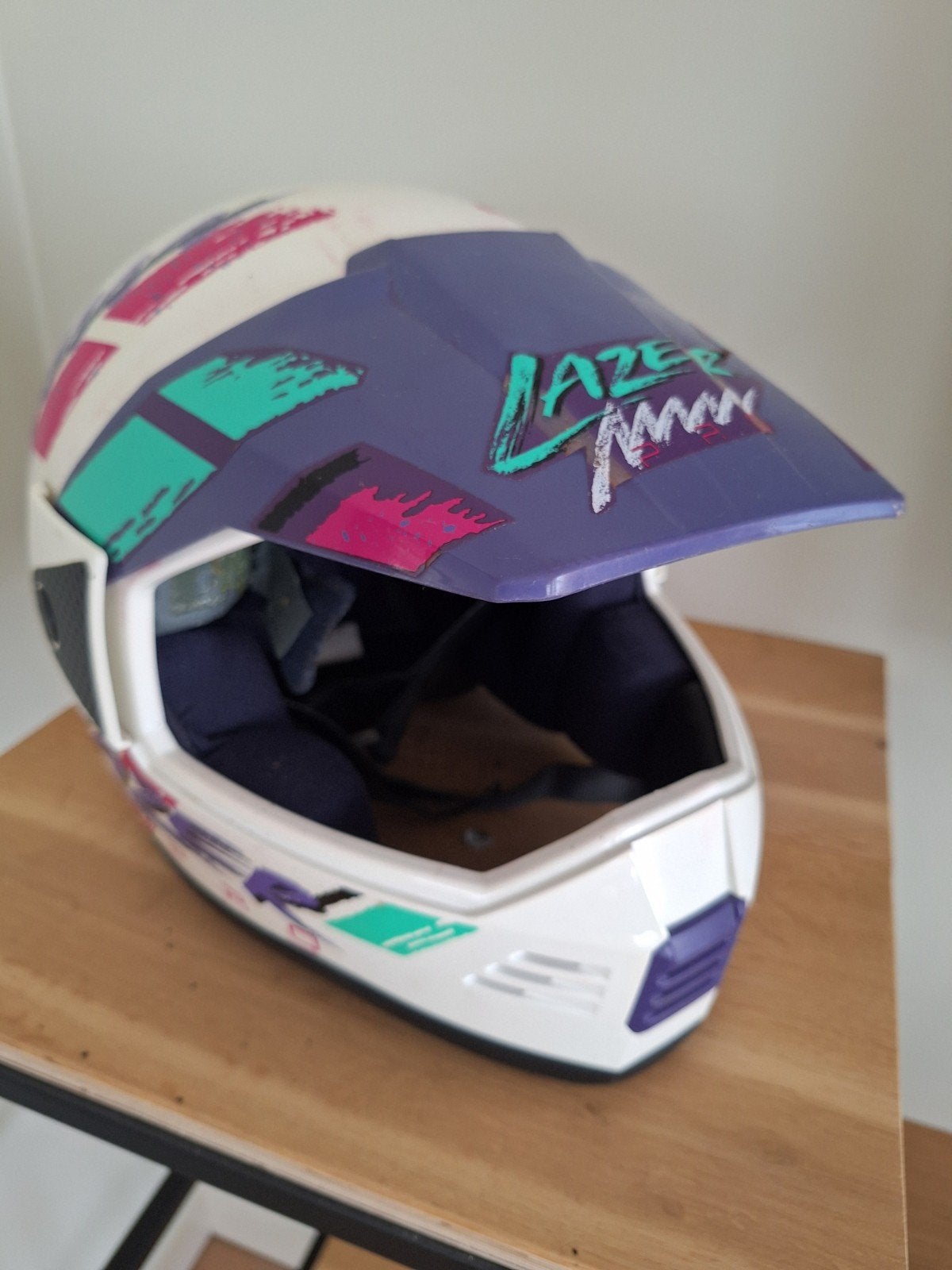 kinder helm., Motoren, Ophalen, Offroadhelm, Kinderen, Lazer
