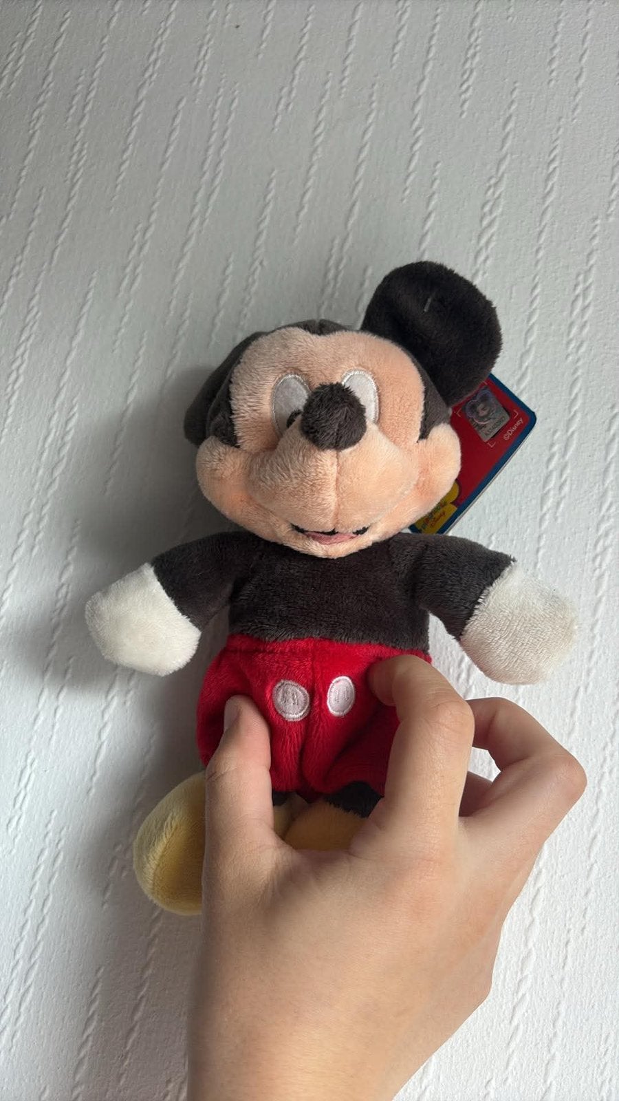Knuffel mickey mouse, Verzamelen, Ophalen, Zo goed als nieuw