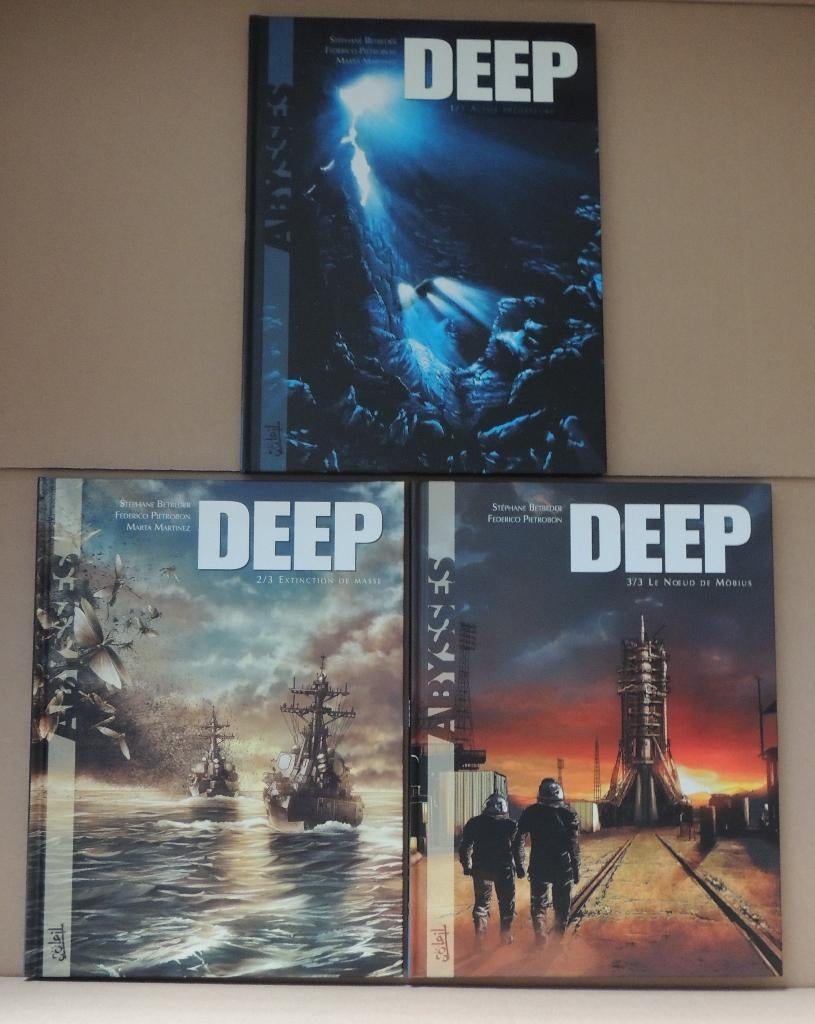 Deep FR Complete reeks EO 3 delen, Boeken, Stripverhalen, Zo goed als nieuw, Complete serie of reeks, Ophalen of Verzenden