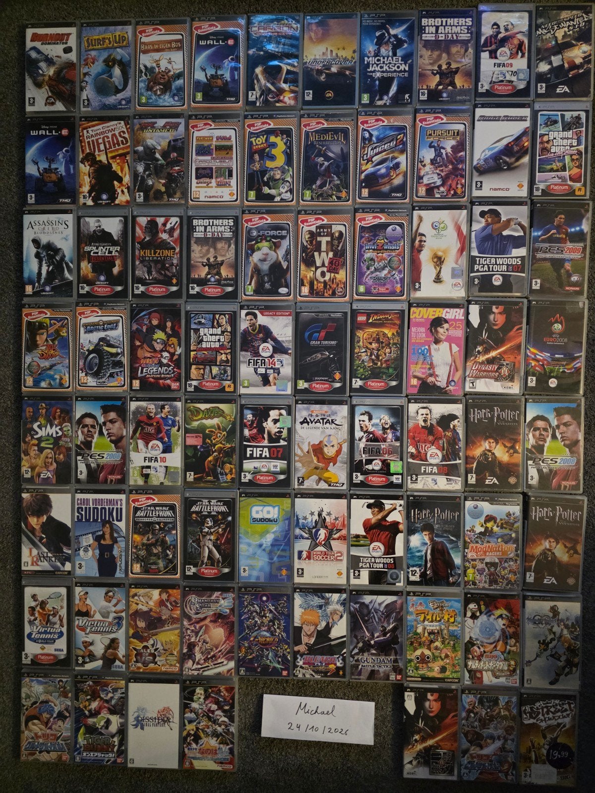 Collection de jeux PSP 77 pièces, Consoles de jeu & Jeux vidéo, Enlèvement ou Envoi, PSP