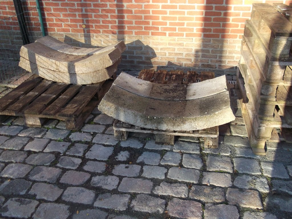 betonnen gebogen boorstenen, Tuin en Terras, Ophalen