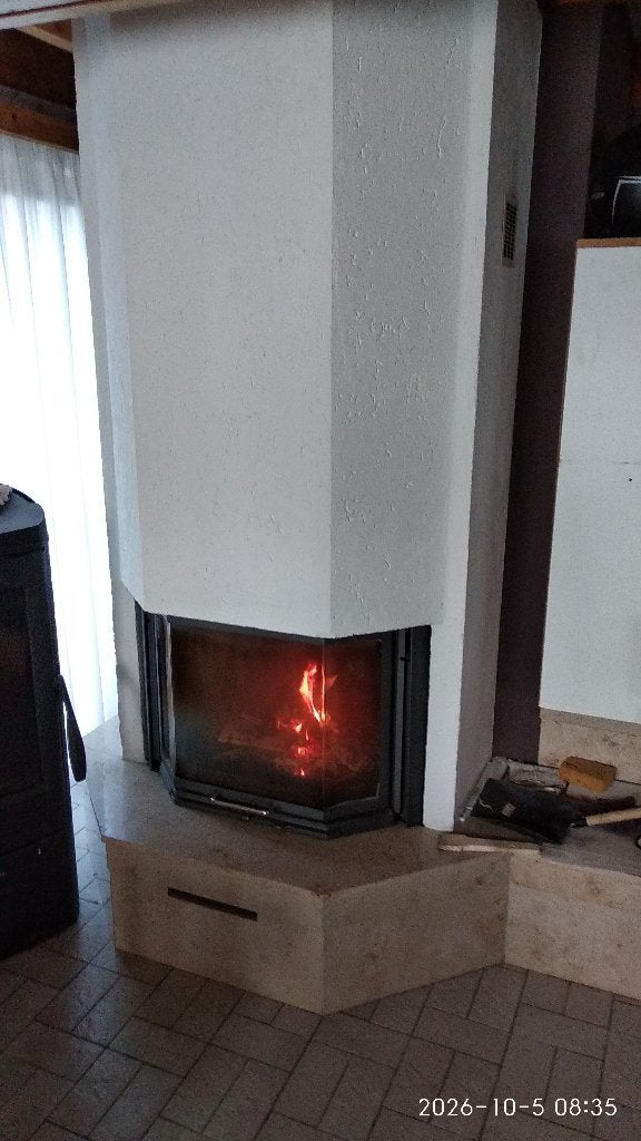 Poêle insert, Comme neuf, Enlèvement, Bois, Autoportant