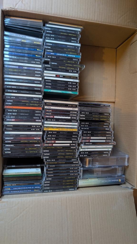 Lot de 120 boîtiers vide CD/DVD, Enlèvement ou Envoi