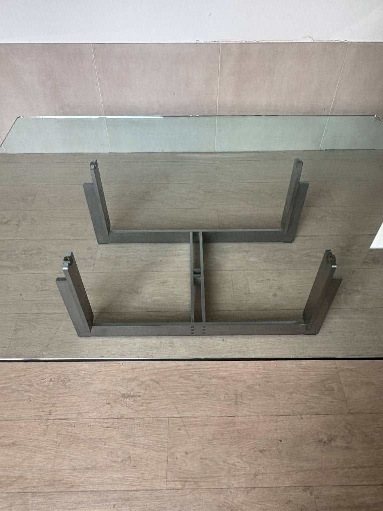 "Florian" coffee table, designed by Carlo Scarpa, Ophalen, Gebruikt, 100 tot 150 cm, Glas