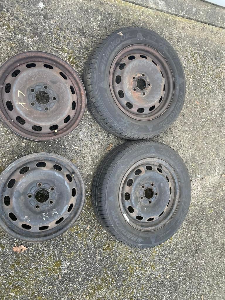 Stalen Velgen 15 inch 5x108 (Ford Focus, Volvo V50, ...), Auto-onderdelen, Banden en Velgen, Ophalen, 15 inch, Winterbanden, Velg(en)