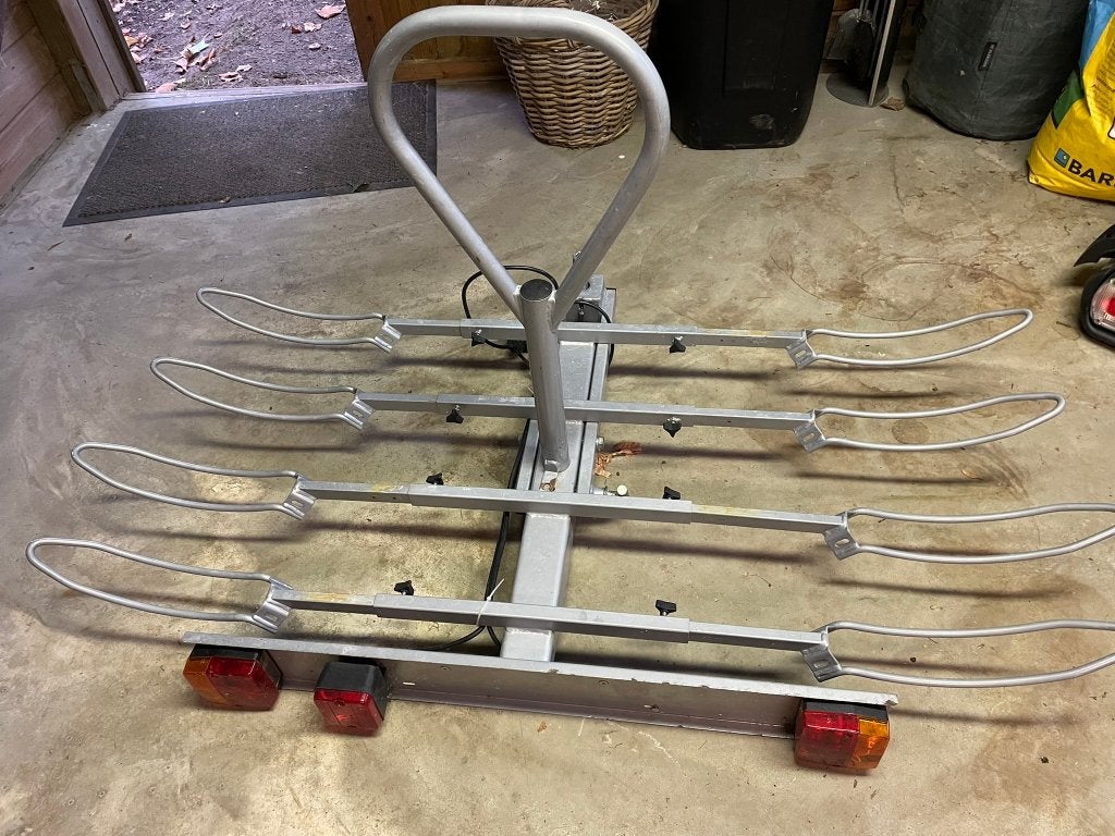 fietsdrager 4 fietsen, Ophalen, 3 fietsen of meer, Gebruikt, Trekhaakdrager