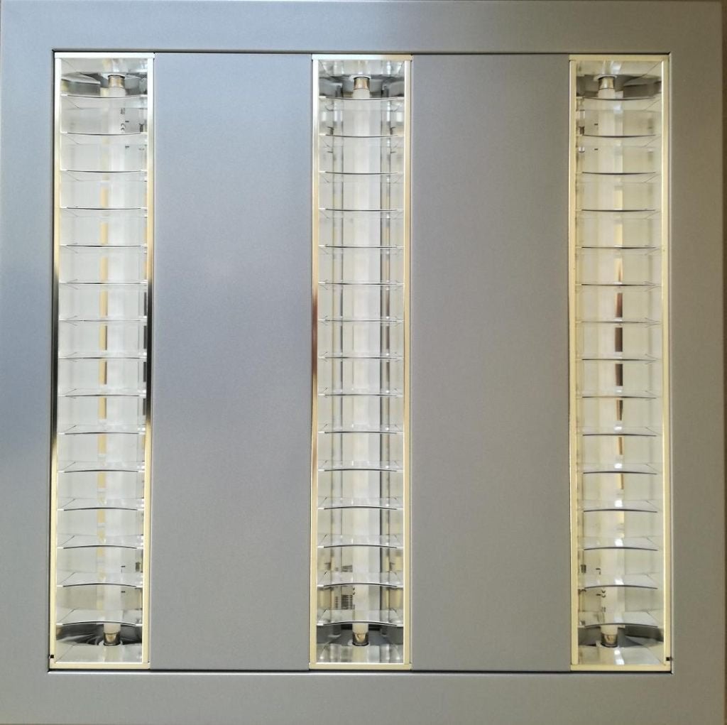 PLAFONDLAMP ETAP (incl. lampen), Huis en Inrichting, Lampen | Plafondlampen, Ophalen, Zilver, Gebruikt, Inclusief lichtbron
