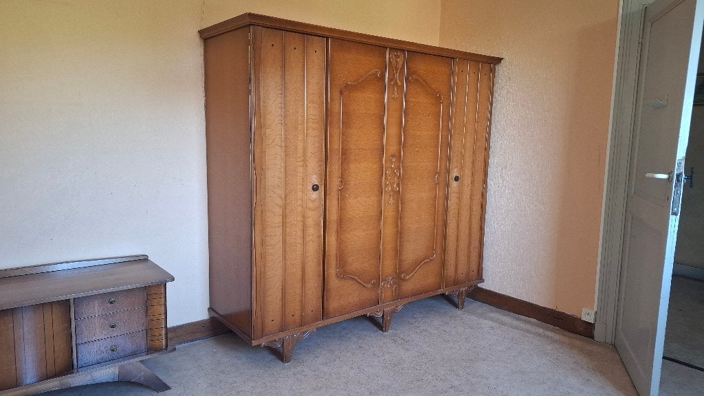 2 meubles anciens pour chambre à démonter et emporter, 200 cm ou plus, Enlèvement, Utilisé, 200 cm ou plus