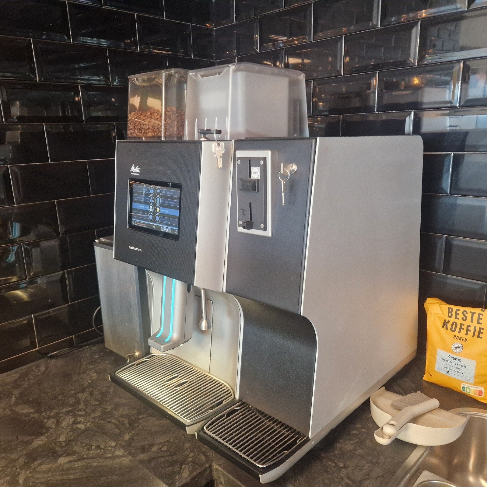 Melitta XT4  Proffesionele koffiemachine, Ophalen