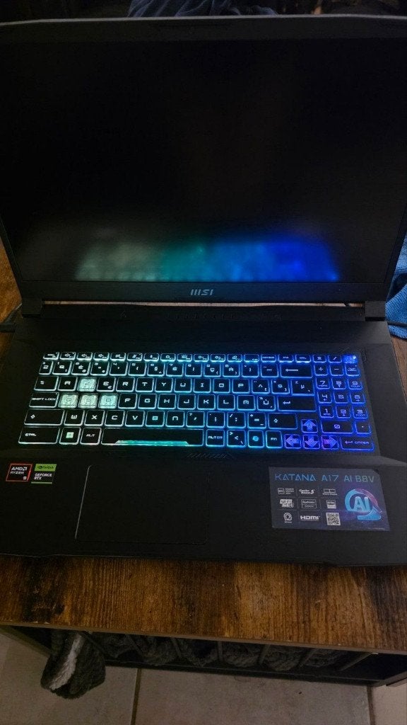 MSI Gaming laptop Katana 17.3 inch AMD Ryzen 9, Ophalen, Gaming, SSD, Azerty