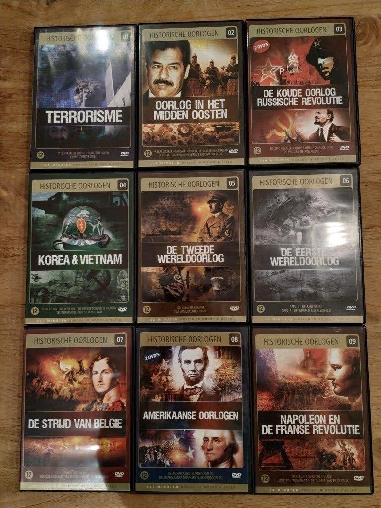 Historische oorlogen - 15 DVD’s., Ophalen, Gebruikt, Nederlands, Nederlands