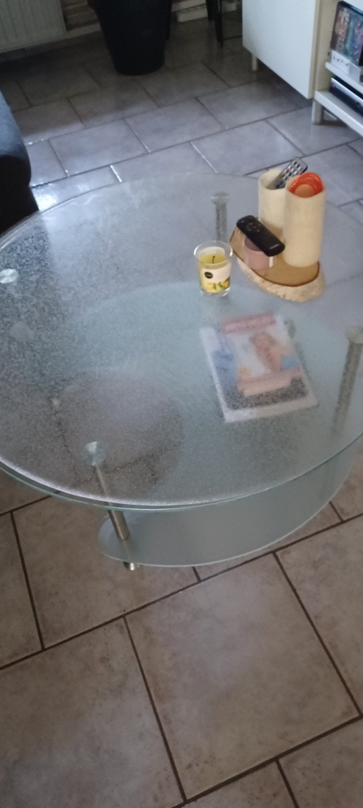 table basse, Verre, Enlèvement, Utilisé, 50 à 100 cm