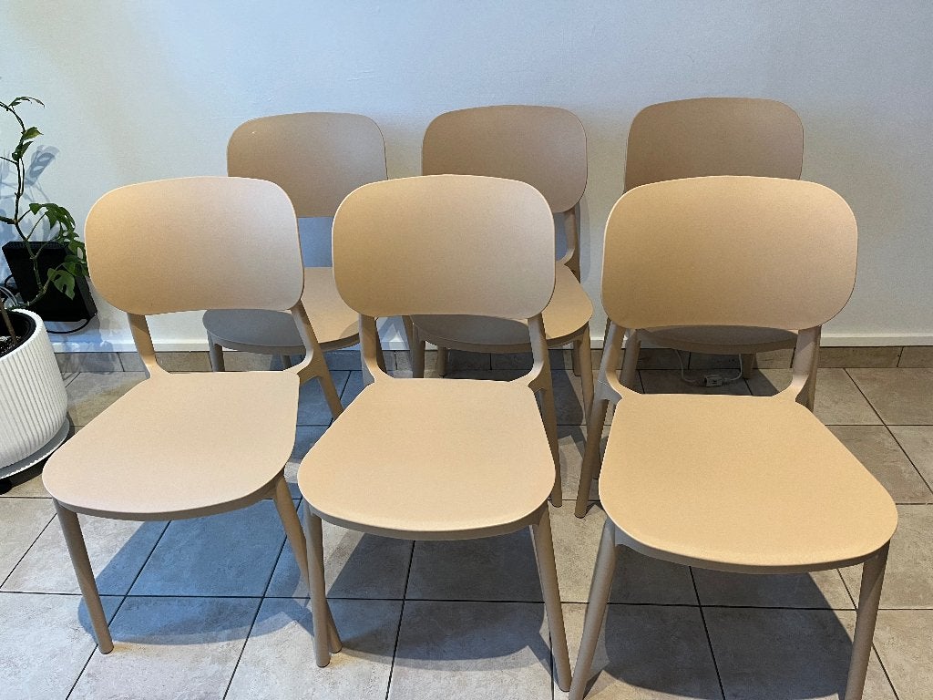 6x chaise Leitmotiv, Neuf, Enlèvement ou Envoi, Autres couleurs, Synthétique