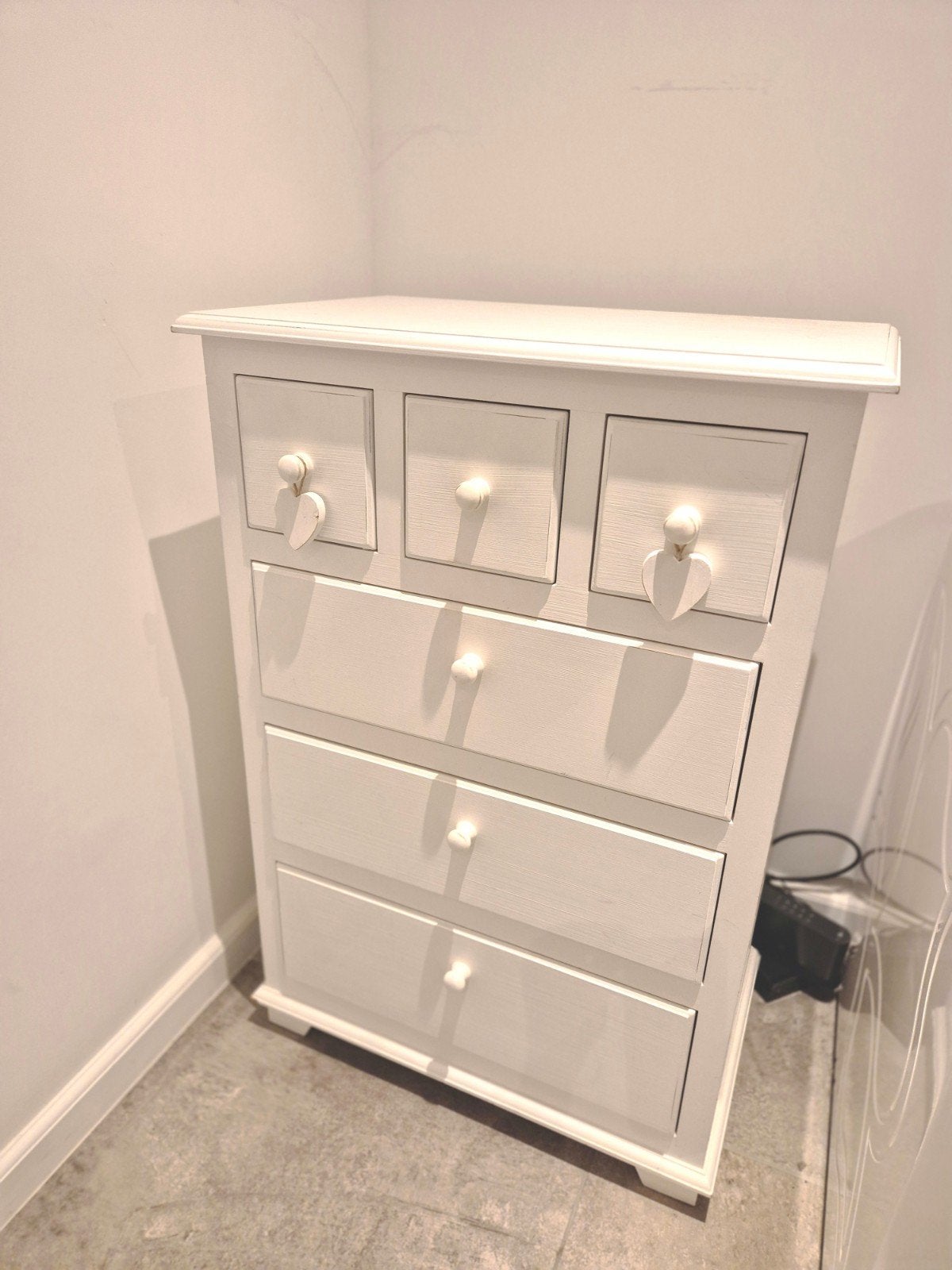 Commode / Chiffonnier blanc "Valentine" - Maisons du Monde, Maison & Meubles, Enlèvement, Comme neuf