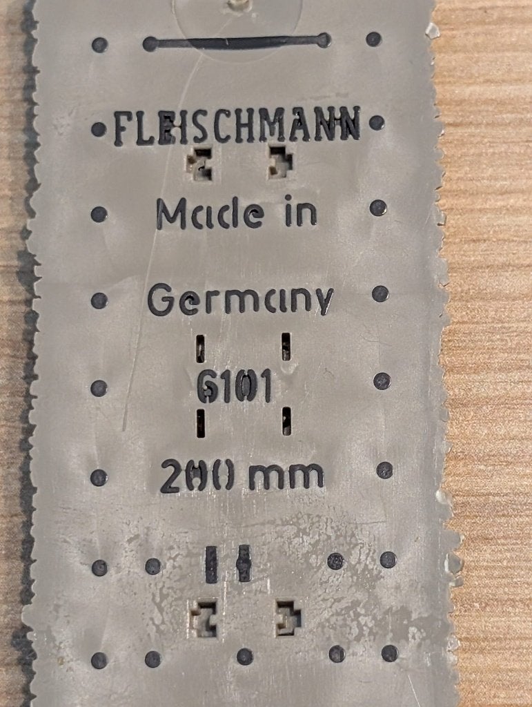 21 x Fleischmann 6101 H0 Rechte rail Profi-rails 200 mm, Gelijkstroom, Fleischmann, Rails, Ophalen of Verzenden