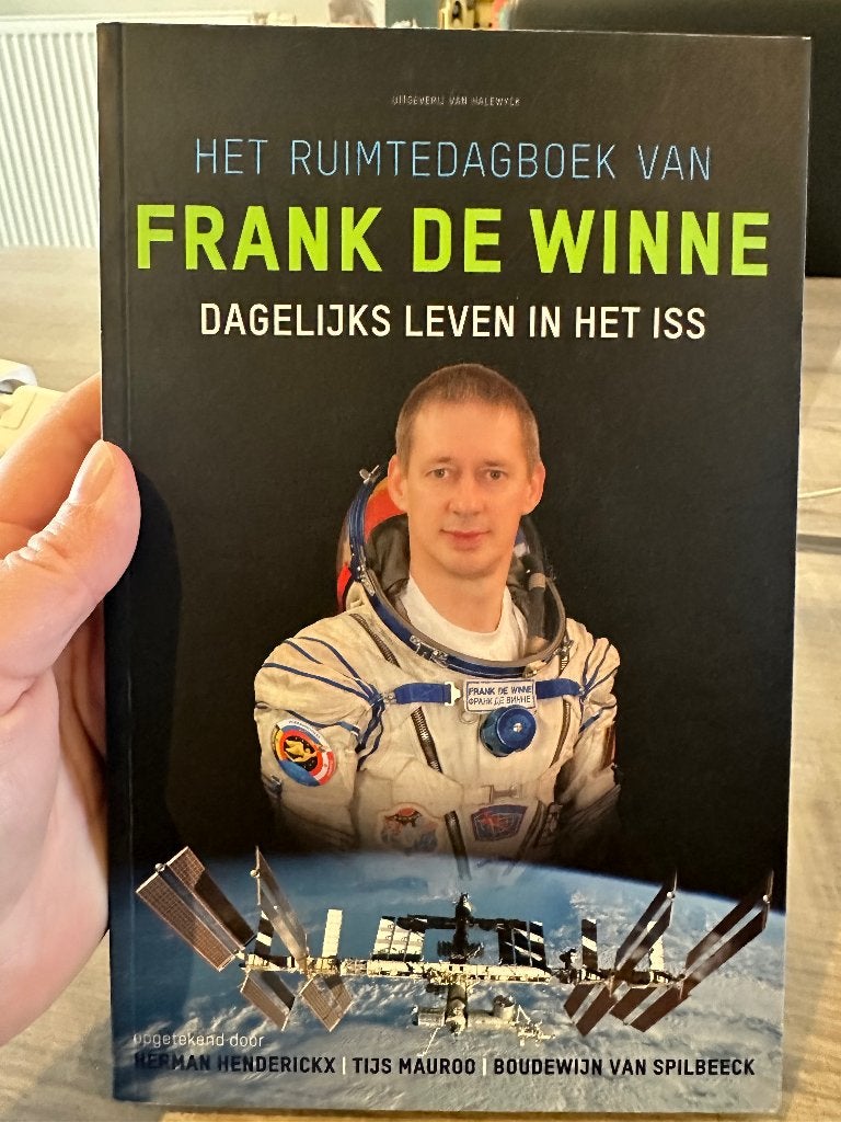Het ruimtedagboek van Frank De Winne, Ophalen of Verzenden, Zo goed als nieuw